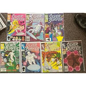 Silver Surfer Vol. 3 #1, 2, 4, 6, 7, 8, 9 (1987 Marvel) Lot of 7 - 3 KEY ISSUES